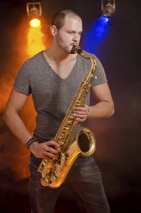 Framed Print : Saxophone Player Print Framed Print : Saxophone Player Print