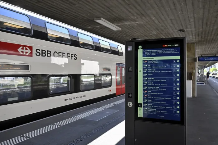Framed Print : SBB Passenger Train Timetable Print Framed Print : SBB Passenger Train Timetable Print