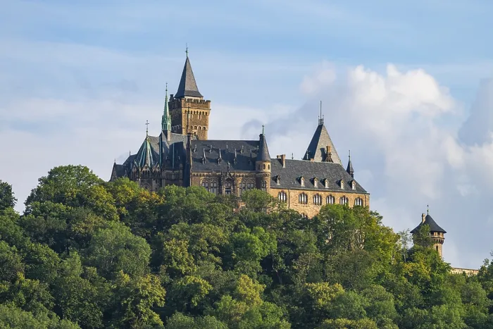 Framed Print : Schloss Wernigerode Castle Print, Harz Germany Framed Print : Schloss Wernigerode Castle Print, Harz Germany