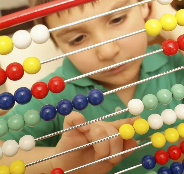 Framed Print : Historical Print of School Boy with Abacus Framed Print : Historical Print of School Boy with Abacus