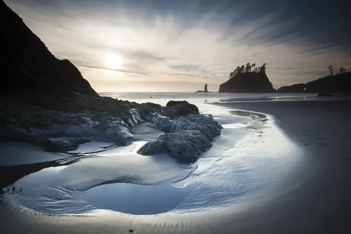 Framed Print : Print of Sea Stack on Second Beach, Olympic National Park Framed Print : Print of Sea Stack on Second Beach, Olympic National Park