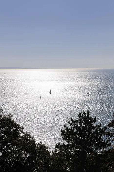 Framed Print : Duino-Aurisina Sea View Print, Italy
