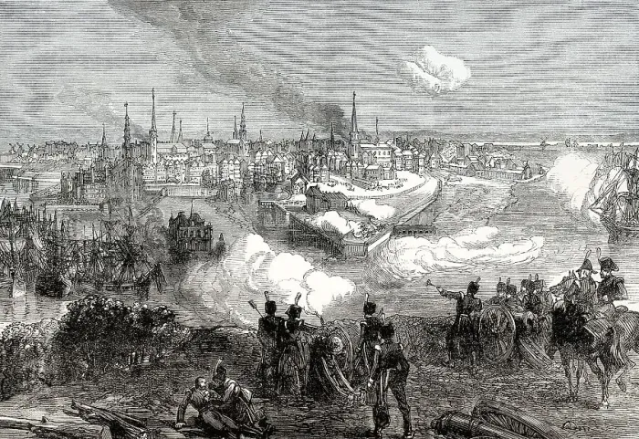 Framed Print : The Second Battle of Copenhagen Print Framed Print : The Second Battle of Copenhagen Print