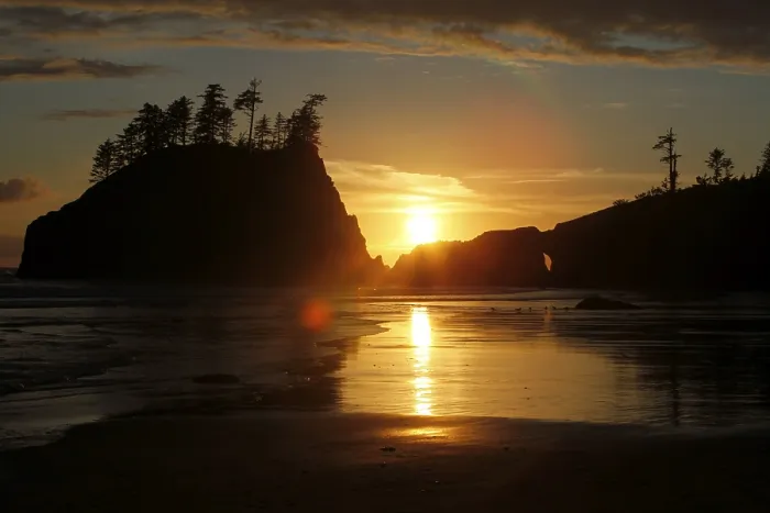 Framed Print : Second Beach at La Push Print, Olympic Coast, Washington Framed Print : Second Beach at La Push Print, Olympic Coast, Washington