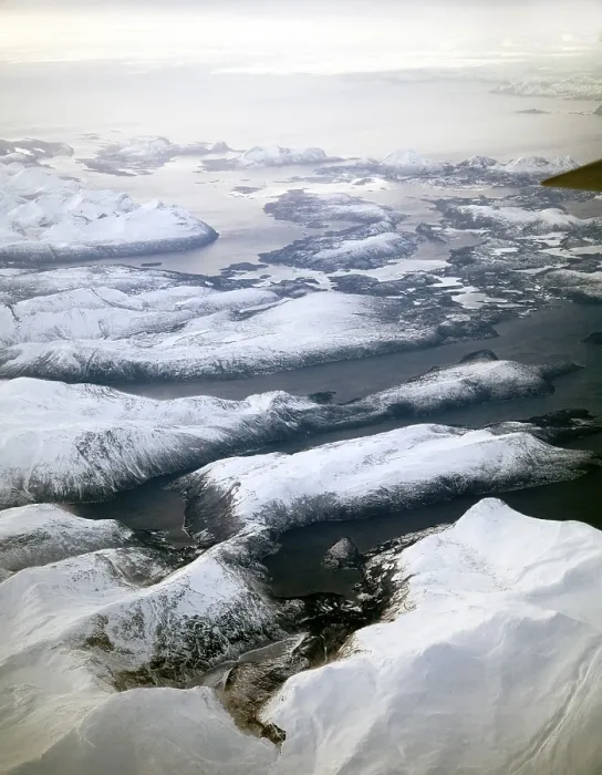 Framed Print : Seen from an Airplane Print Framed Print : Seen from an Airplane Print