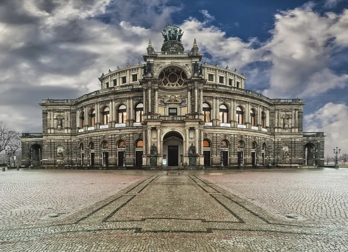 Framed Print : Semper Opera House Print from Outside in Dresden Framed Print : Semper Opera House Print from Outside in Dresden