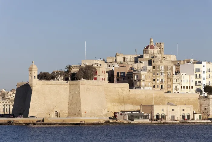 Framed Print : Senglea with Vedette Guard Post Print, Malta Framed Print : Senglea with Vedette Guard Post Print, Malta