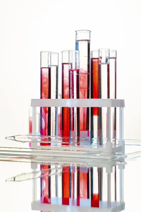 Framed Print : Lab Test Tubes with Blood Samples Print Framed Print : Lab Test Tubes with Blood Samples Print