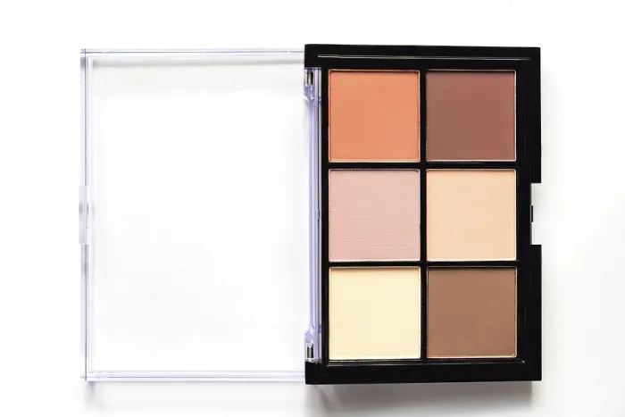 Framed Print : Nude Eyeshadows Print in Black Case Framed Print : Nude Eyeshadows Print in Black Case
