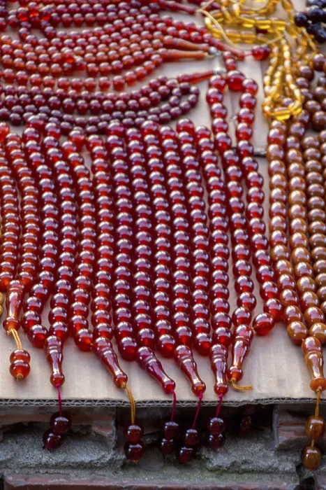 Framed Print : Set of Praying Beads in Various Colors Print Framed Print : Set of Praying Beads in Various Colors Print