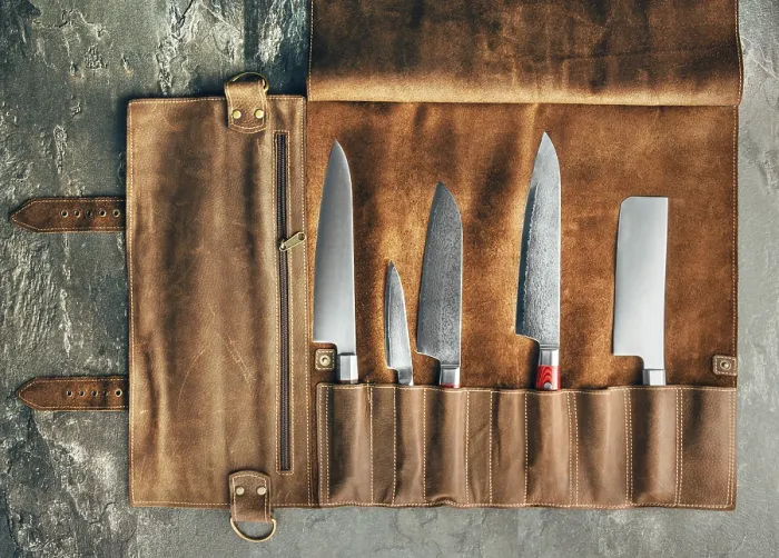 Framed Print : Professional Cook Tools Print - View from Above Framed Print : Professional Cook Tools Print - View from Above