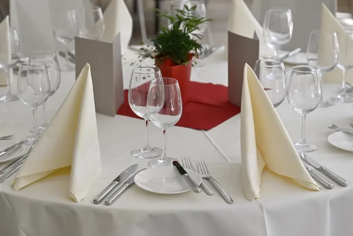 Framed Print : Set Table Print by imageBROKER Framed Print : Set Table Print by imageBROKER