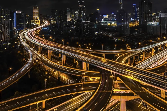 Framed Print : Shanghai Print - Cityscape at Night Framed Print : Shanghai Print - Cityscape at Night