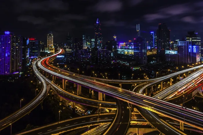 Framed Print : Shanghai Print at Night Framed Print : Shanghai Print at Night