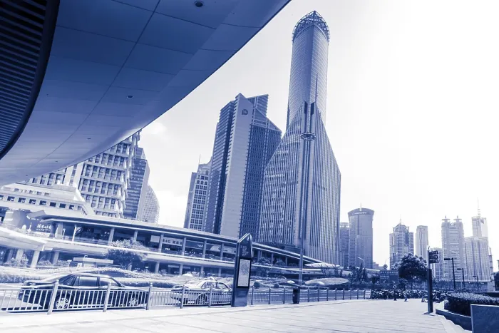 Framed Print : Shanghai Print: Cityscape at Night Framed Print : Shanghai Print: Cityscape at Night