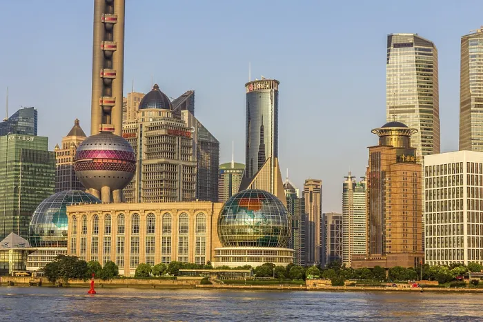 Framed Print : Shanghai Cityscape Print Framed Print : Shanghai Cityscape Print