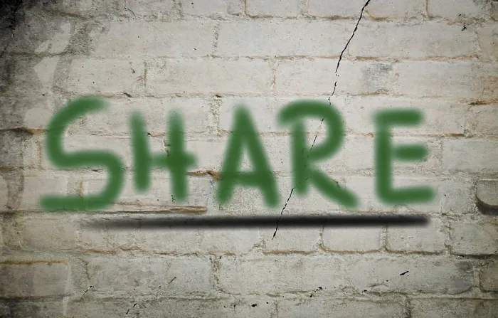 Framed Print : Share Concept Print