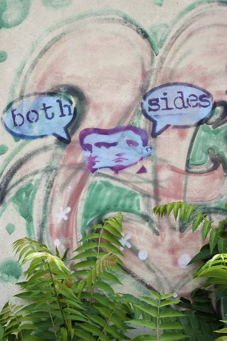 Framed Print : Both Sides Graffiti Wall Print Framed Print : Both Sides Graffiti Wall Print