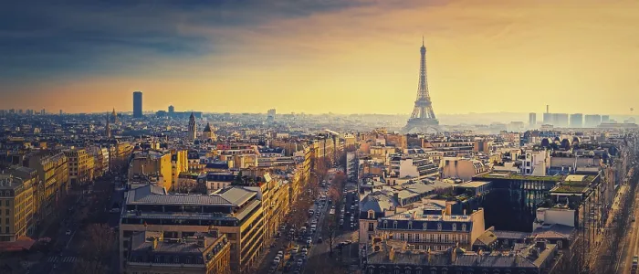 Framed Print : Paris Eiffel Tower Panorama Print Framed Print : Paris Eiffel Tower Panorama Print
