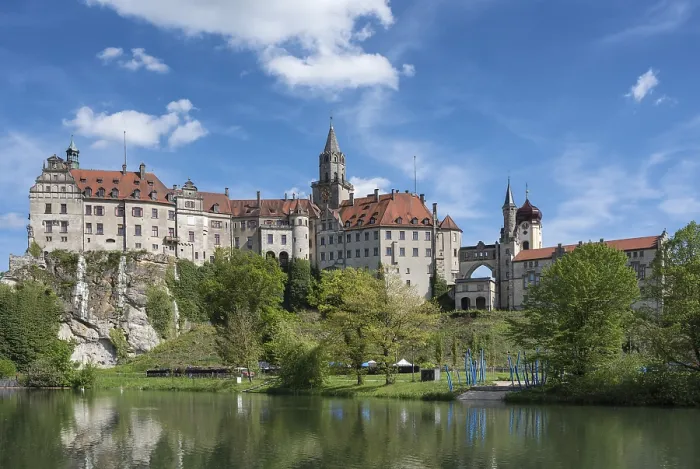Framed Print : Sigmaringen Castle Print, Danube River, Germany