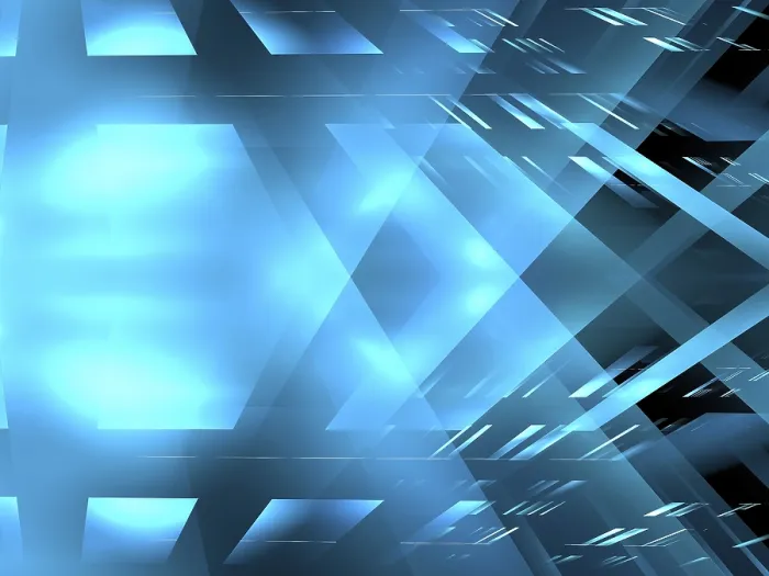 Framed Print : Blue Glowing Grid Print - Futuristic 3D Computer Art Framed Print : Blue Glowing Grid Print - Futuristic 3D Computer Art