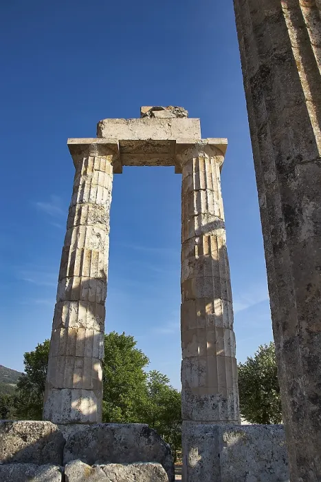Framed Print : Greek Ruins Print: Nemea Ancient Column Framed Print : Greek Ruins Print: Nemea Ancient Column