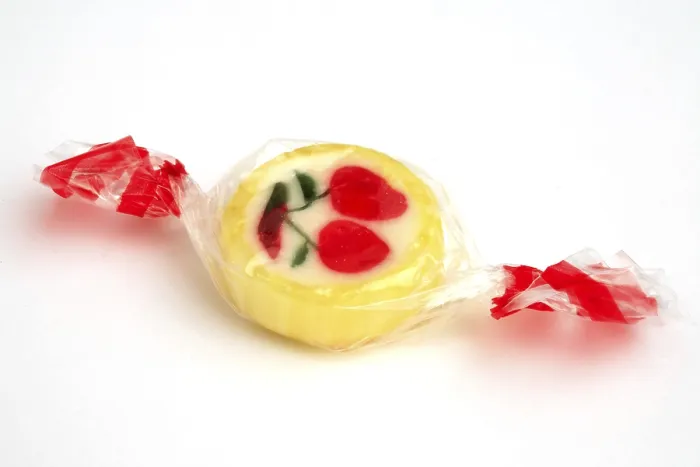 Framed Print : Cherry Single Fruit Candy Print