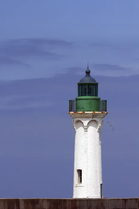 Framed Print : St Valery en Caux Lighthouse Print, Normandy, France Framed Print : St Valery en Caux Lighthouse Print, Normandy, France