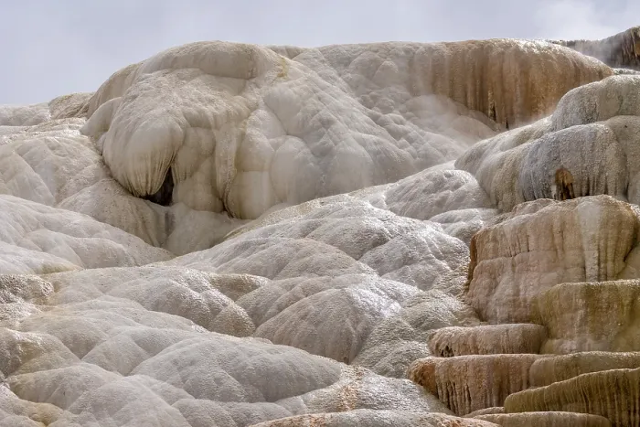 Framed Print : Mammoth Hot Springs Sinter Terraces Print, Wyoming, USA Framed Print : Mammoth Hot Springs Sinter Terraces Print, Wyoming, USA