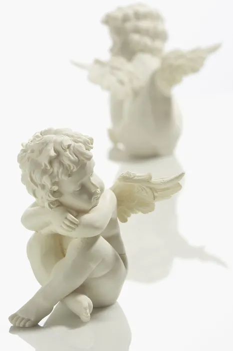 Framed Print : Sitting Angels Art Print Framed Print : Sitting Angels Art Print