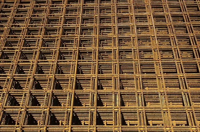Framed Print : Sized Structural Steel Mesh Print Framed Print : Sized Structural Steel Mesh Print