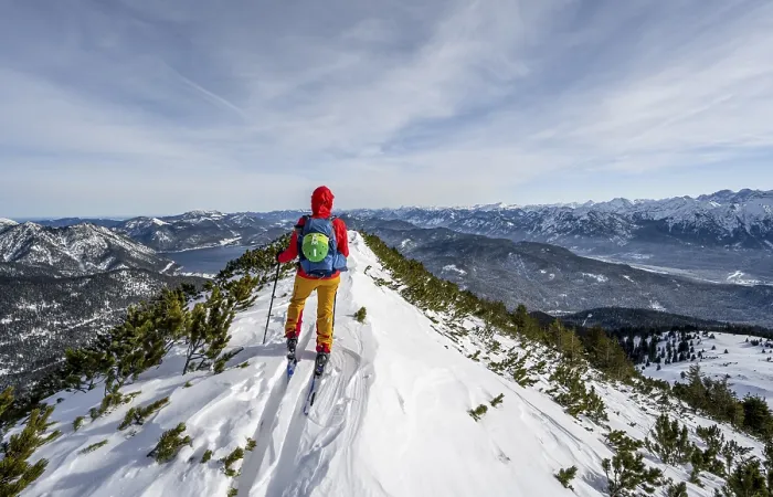 Framed Print : Ski Tourer at Simetsberg Summit Print Framed Print : Ski Tourer at Simetsberg Summit Print