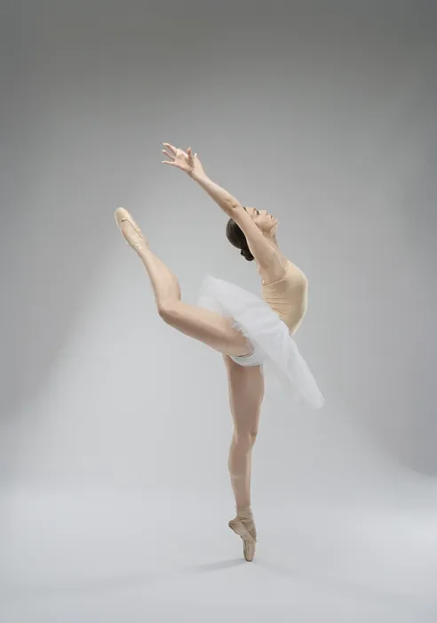 Framed Print : Ballet Dancer in Mid-Air Studio Print Framed Print : Ballet Dancer in Mid-Air Studio Print