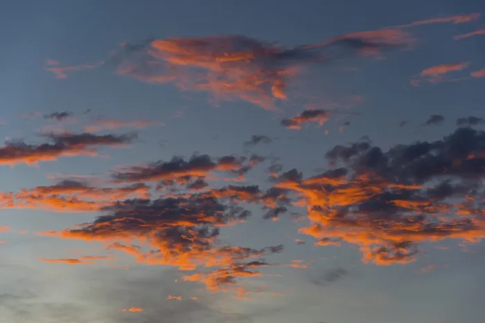 Framed Print : Print of Sunset Sky with Clouds and Coloured Light Framed Print : Print of Sunset Sky with Clouds and Coloured Light