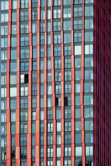 Framed Print : Skyscraper Facade Close-up Print, Rotterdam Framed Print : Skyscraper Facade Close-up Print, Rotterdam