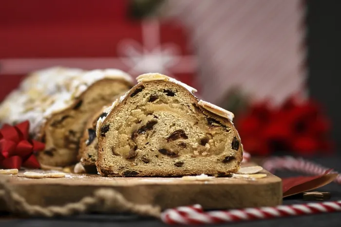Framed Print : German Stollen Cake Print Framed Print : German Stollen Cake Print