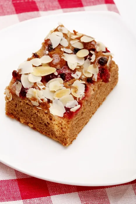 Framed Print : Slice of Nut Cake with Almonds and Cranberries Print Framed Print : Slice of Nut Cake with Almonds and Cranberries Print