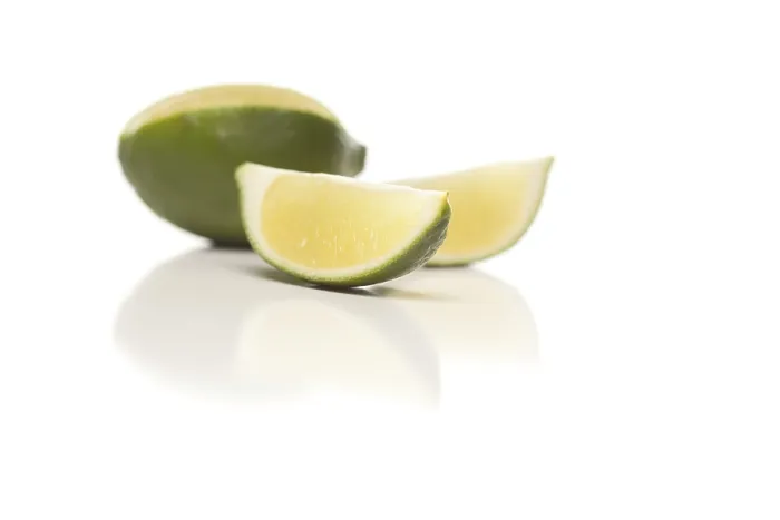 Framed Print : Sliced Lime Print on Reflective White Surface Framed Print : Sliced Lime Print on Reflective White Surface