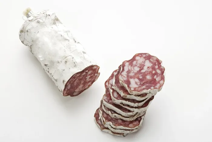 Framed Print : Sliced Salami Print Framed Print : Sliced Salami Print