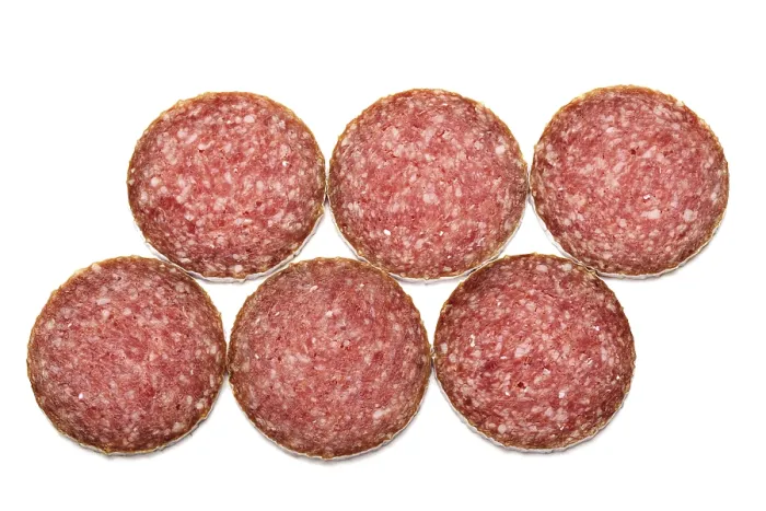 Framed Print : Sliced Salami Print Framed Print : Sliced Salami Print
