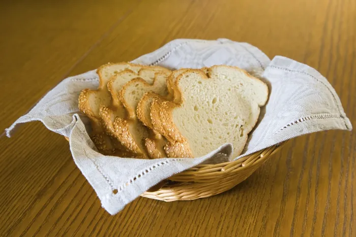Framed Print : Sliced White Bread in a Basket Print Framed Print : Sliced White Bread in a Basket Print