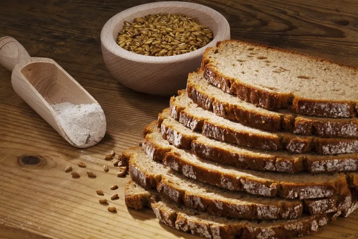 Framed Print : Dark Bread Slices Print - Healthy Nutrition Framed Print : Dark Bread Slices Print - Healthy Nutrition