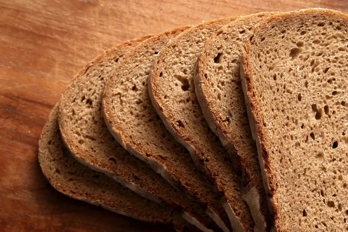 Framed Print : Rye Bread Slices Print Framed Print : Rye Bread Slices Print