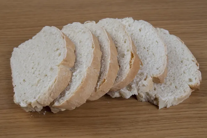 Framed Print : White Bread Slices Print Framed Print : White Bread Slices Print