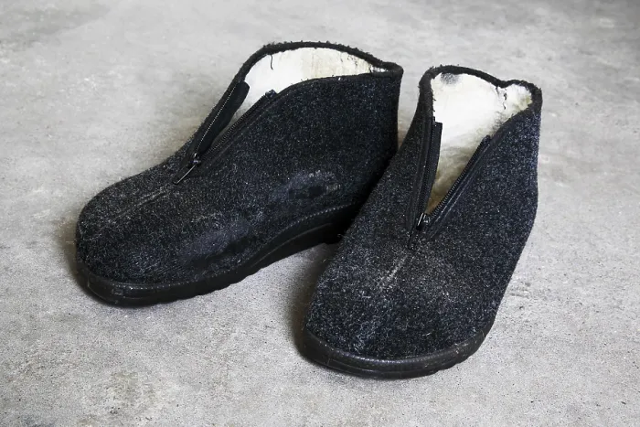 Framed Print : Slippers Print by imageBROKER