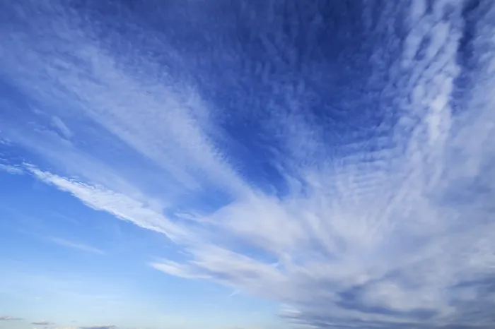 Framed Print : Small Fluffy Cirrus Clouds Print