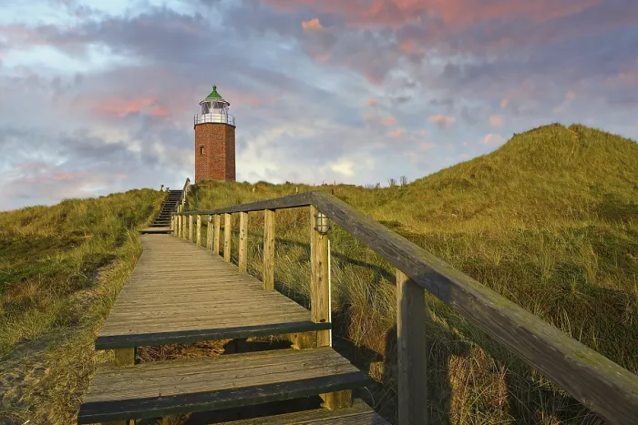 Framed Print : Small Lighthouse Print, Quermatenfeuer, Kampen, Sylt Framed Print : Small Lighthouse Print, Quermatenfeuer, Kampen, Sylt
