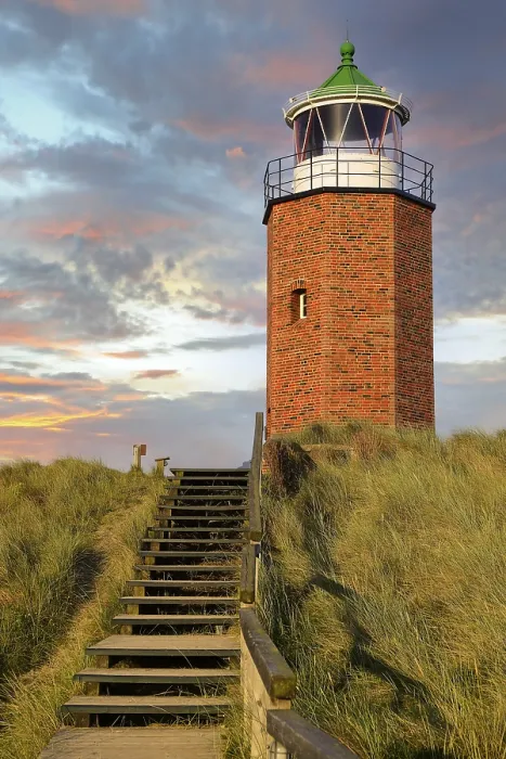 Framed Print : Small Lighthouse Print, Kampen, Sylt, Germany Framed Print : Small Lighthouse Print, Kampen, Sylt, Germany