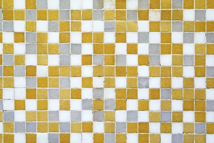 Framed Print : Small Mosaic Tiles at Wall Print Framed Print : Small Mosaic Tiles at Wall Print