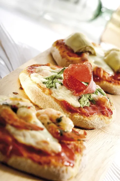 Framed Print : Small Pizzas Print Framed Print : Small Pizzas Print